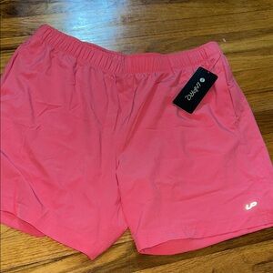 UPRO Athletic Women's Coral Pink Running Shorts